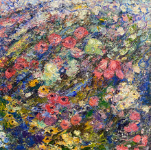 Load image into Gallery viewer, Colorful floral painting with a variety of flowers
